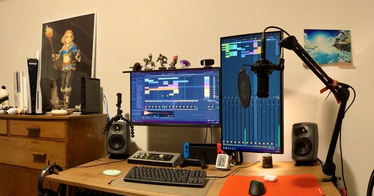 私のデスク環境について